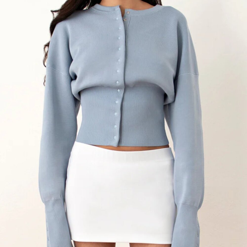 Orseund Iris The Weekend Knit Cardigan Parisian Blue